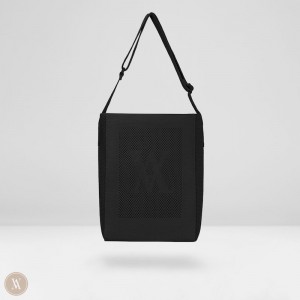 Black VIVAIA Harper Messenger Bag Women's Bags | LHE-1280