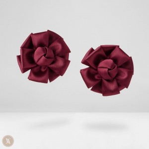 Burgundy VIVAIA Removable Bows-Clara Women's DIY Charms | IAW-4665