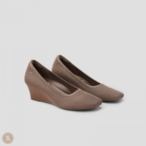 Espresso VIVAIA Margot Wedge Pro Women's Square-toe Wedge | ZKW-7360