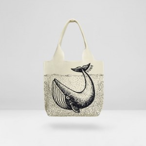 Marine Whale VIVAIA Yoki Tote-Marine Whale Women's Accessories | AOH-3669