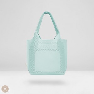 Mint Green VIVAIA Zahara Tote Women's Bags | IPB-6619