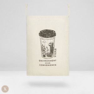 Nature Cup VIVAIA Canva Storage Bag-Nature Cup Women's Bags | NOD-1930