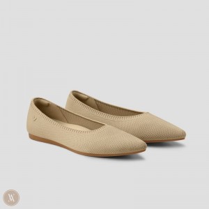 Nude Peach VIVAIA Aria 5° Women's Pointed-Toe Ballet Flats | RJY-9482