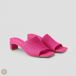 Pitaya VIVAIA Jade Women's Square-Toe Block Heel Slide | CFR-8771