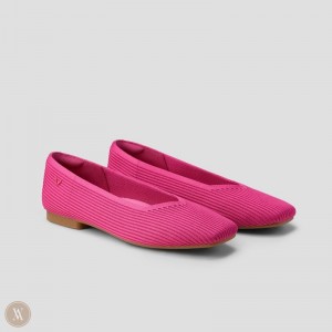 Pitaya VIVAIA Margot 2.0 Women's Square-Toe V-Cut Flats | FYF-3948