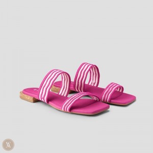 Pitaya Waves VIVAIA Maya Women's Square-Toe Slide Sandals | HDK-7116