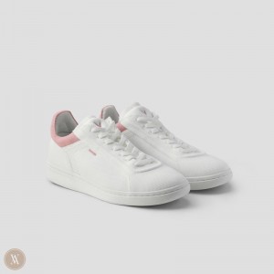 White Pink VIVAIA V Prime Women's Casual and Versatile Sneakers | LVY-3187