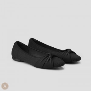 deep VIVAIA Bibi Women's Round-Toe Knotted Flats | AFE-4814