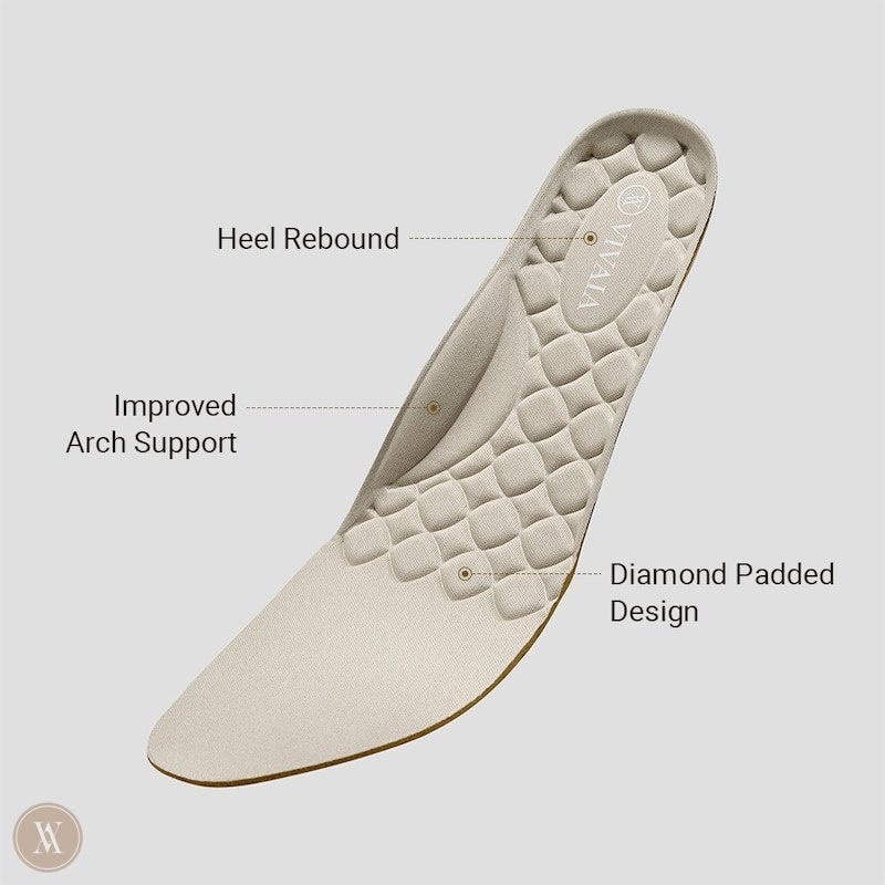 Almond VIVAIA 3-in-1 Cuttable Ultra-Soft Insole Women's Insoles | XHT-0281