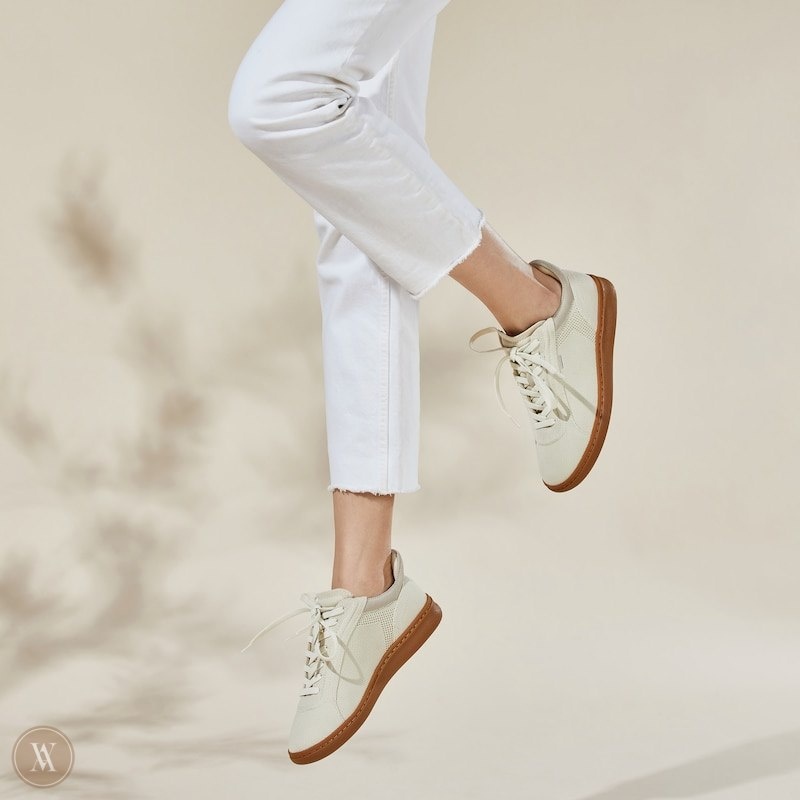 Beige VIVAIA V Prime Women's Casual and Versatile Gender-Neutral Sneakers | XPB-0411