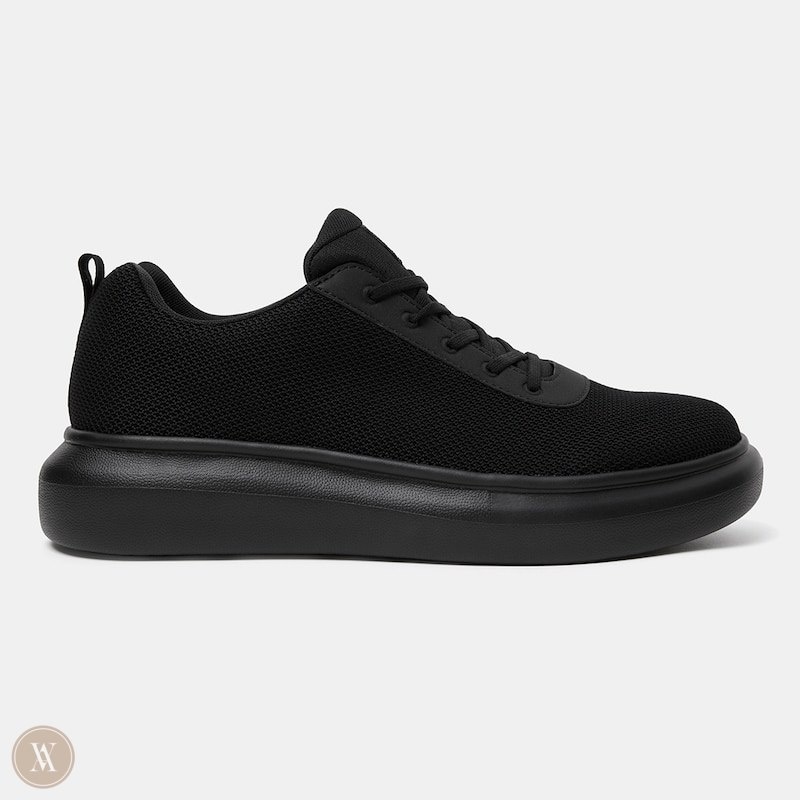 Black VIVAIA Billy Women's Water-Resistant Sneakers | PHE-7335