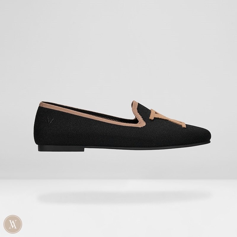 Black VIVAIA Nadia Women's Round-Toe Loafers | JPE-1640