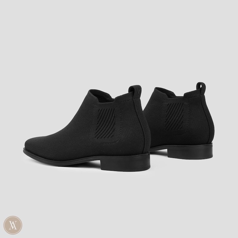 Black VIVAIA Ryan Women's Water Repellent Chelsea Boot | HUD-3047