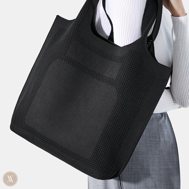 Black VIVAIA Zahara Tote Women's Bags | UGB-3803