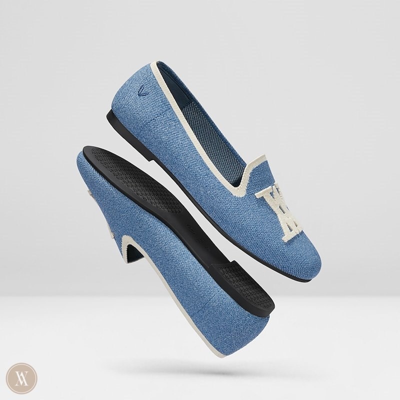 Blue VIVAIA Nadia Women's Round-Toe Loafers | IED-5498