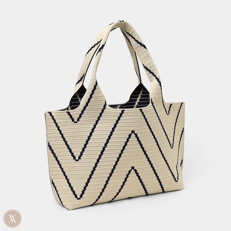 Chevron VIVAIA Wallace Tote-Chevron Women's Bags | DIC-3999