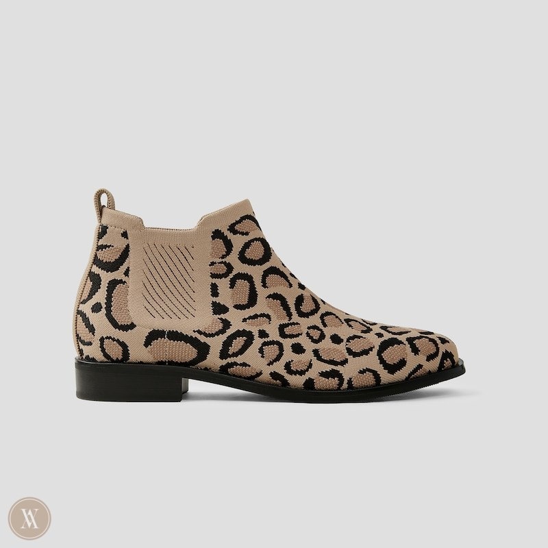 Dark Leopard VIVAIA Ryan Women's Water Repellent Chelsea Boot | ZCQ-2666