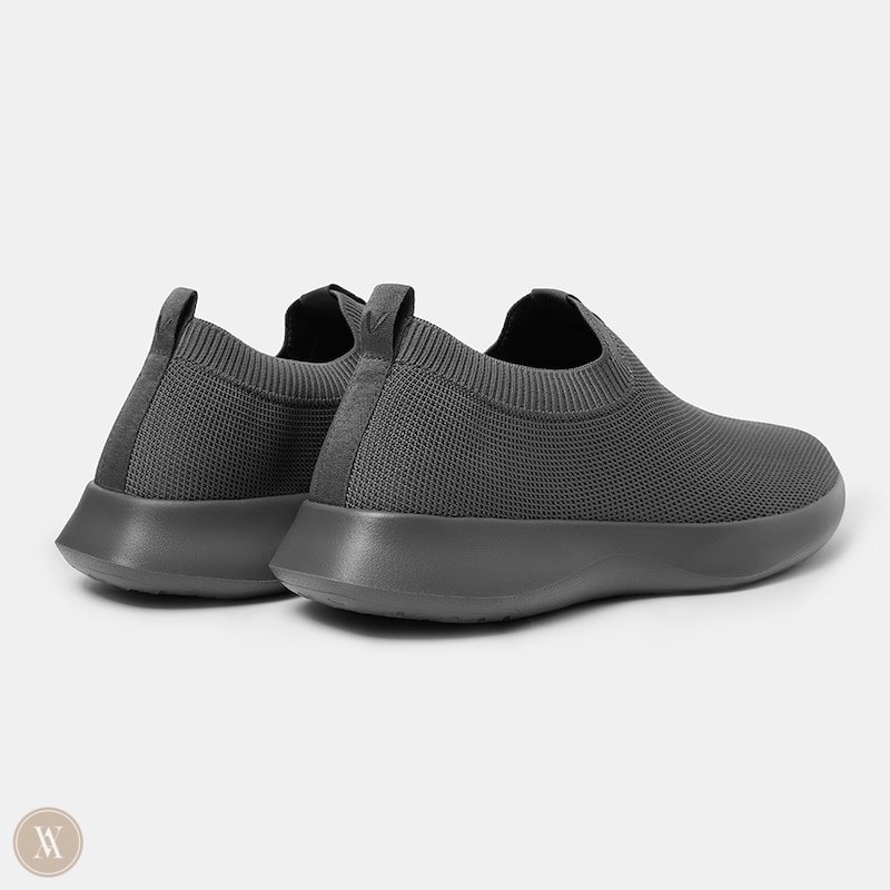 Grey VIVAIA Bernie Men's Waterproof Slip-on Sneakers | WLH-3895