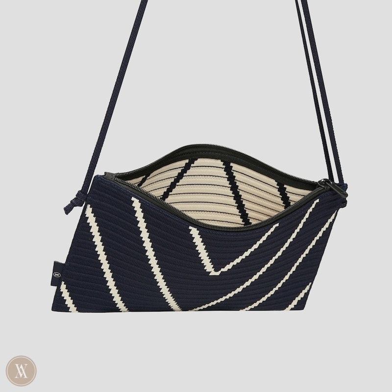 Marine - Chevron VIVAIA Lucy Women's Bags | GFB-5486