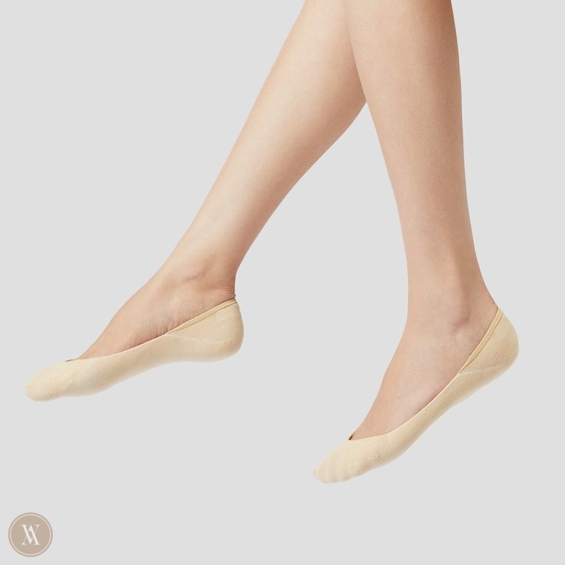 Padded Low Cut Socks - Almond VIVAIA 4-Pair Pack Padded Low Cut Women's Socks | RIS-2506