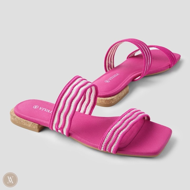 Pitaya Waves VIVAIA Maya Women's Square-Toe Slide Sandals | HDK-7116