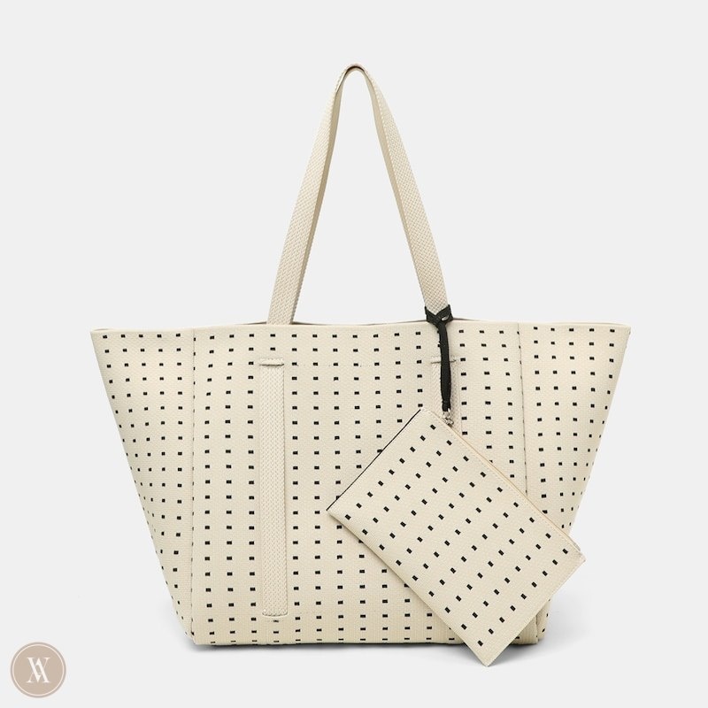 Polka Dots VIVAIA Hallie Tote-Polka Dots Women\'s Bags | YPL-8656