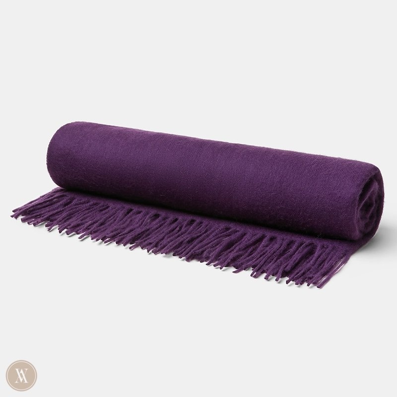 Purple VIVAIA Wool Shawl Women's Scarves | LUU-3820